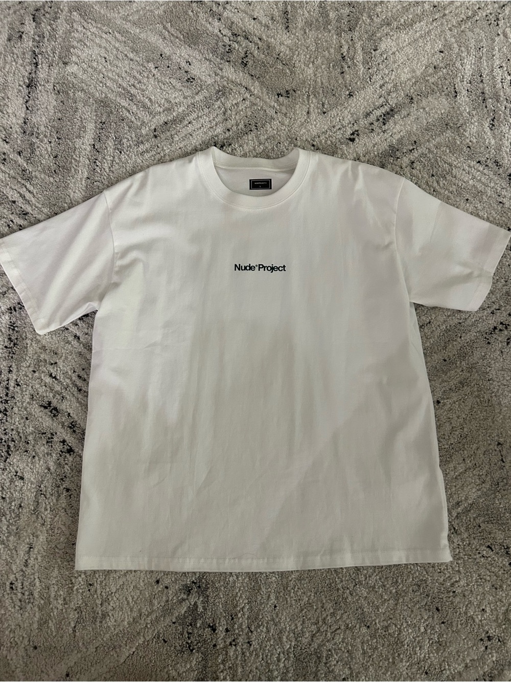 White Logo Crewneck T-Shirt